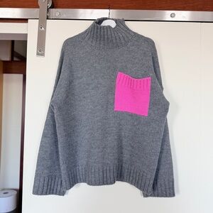 JW Anderson Patch Pocket Turtleneck Jumper